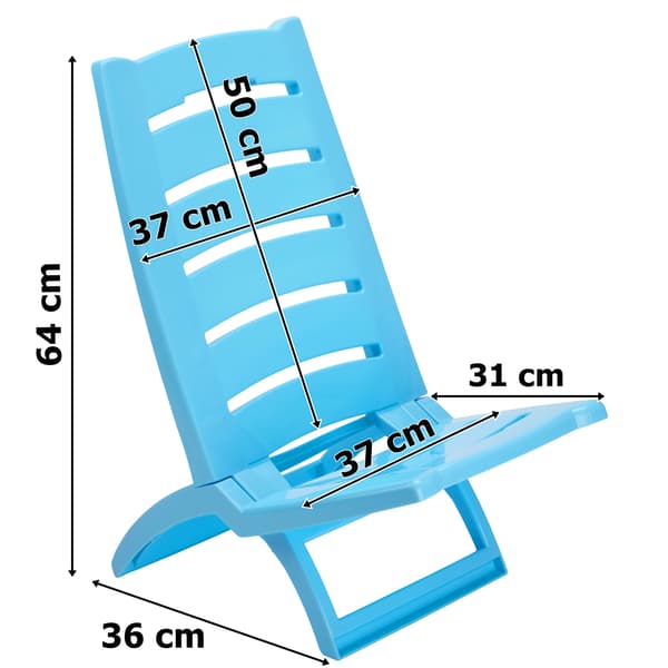 TIRRENO-rantatuoli sininen