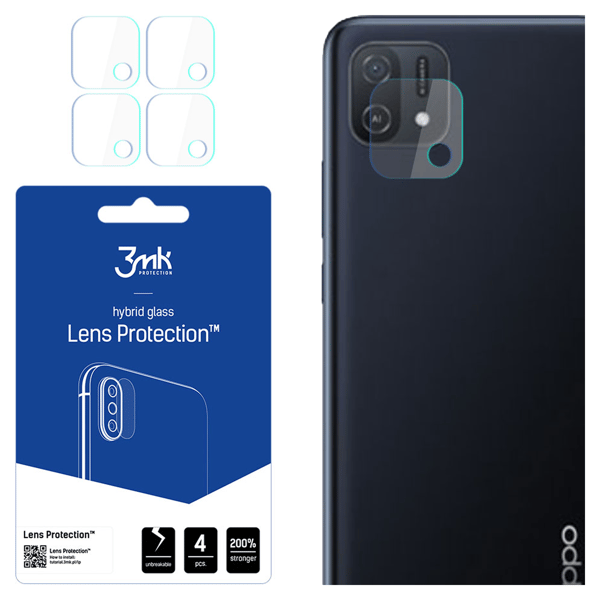 Oppo A16e - 3mk Linsskydd