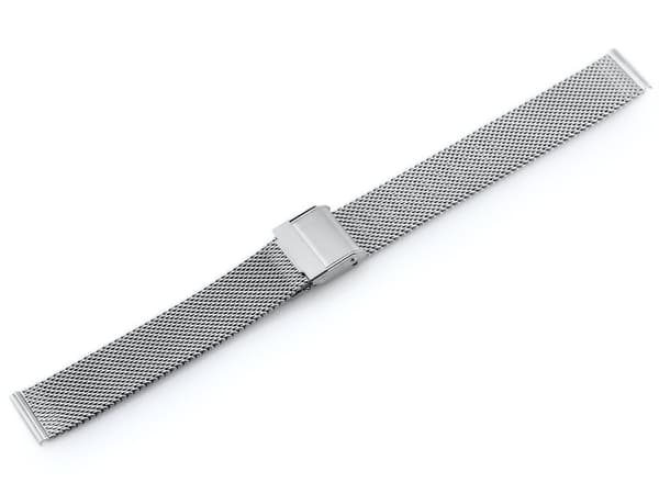 Pacific M6 Armbånd - HQ Mesh - Sølv 16mm