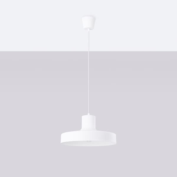 HÄNGLAMPA BILO 1 E27 VIT SOLLUX SL.1702