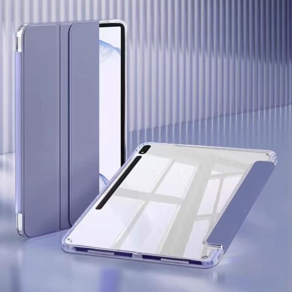 Etui Clear Pen Galaxy Tab S9 FE S10 FE – Marinblå
