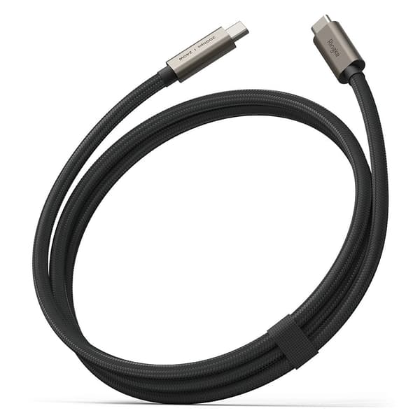 RINGKE USB 3.2 GEN 2X2 TYPE-C -KAAPELI PD240W 200CM MUSTA