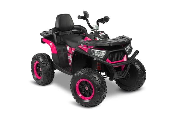 BATTERIDRIVET FORDON QUAD GIGANT ROSA