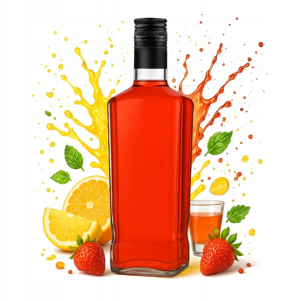 JACK WALKER Pullo 1000ml + Korkki MOONLIGHT WHISKY RUM -astiaan 1L