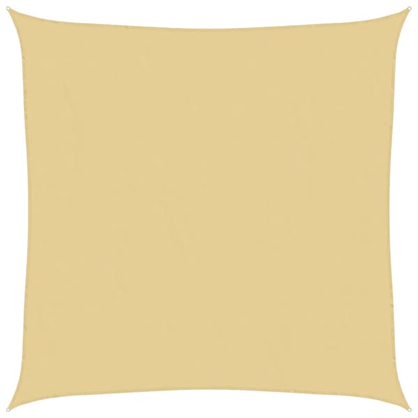 vidaXL solsejl, sand, 2,5x2,5 m, 100% polyester