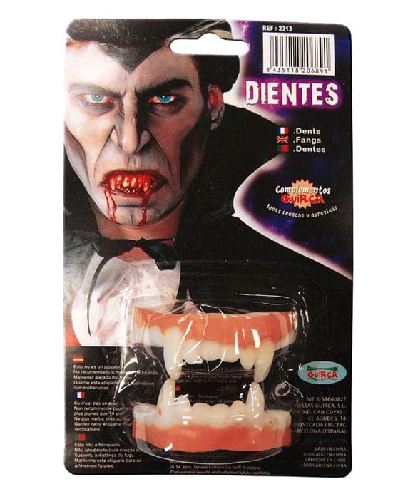 Tandskydd i vampyrlatex