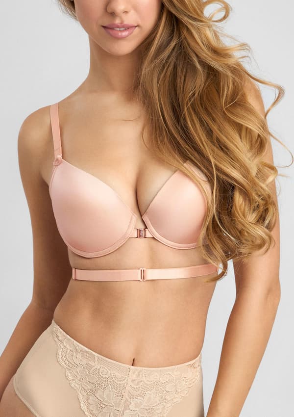 Damebh med bøjle frontlukning - Enigma 04 75B NATURAL