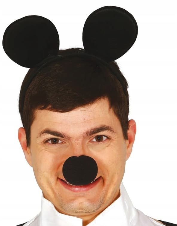 Mickey Mouse ører pandebånd 1 stk.
