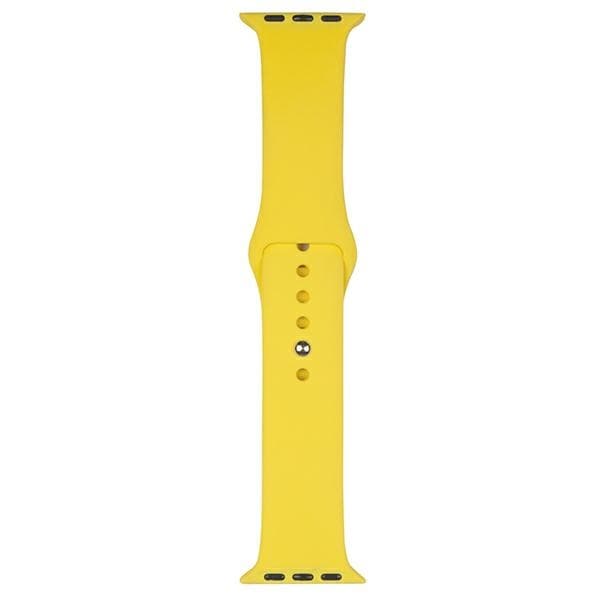 Beline Apple Watch Silikonerem 38/40/41mm Gul