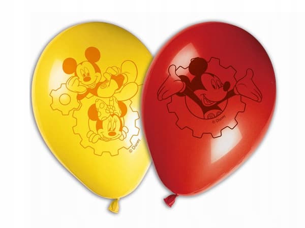 Mickey Mouse balloner, 28 cm, 8 stk.