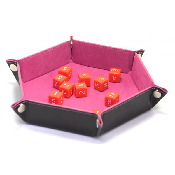 1,6 cm RPG orange sekssidet terning D6
