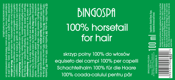 Anti-hårtab Padderokke 100% BINGOSPA 100 ml