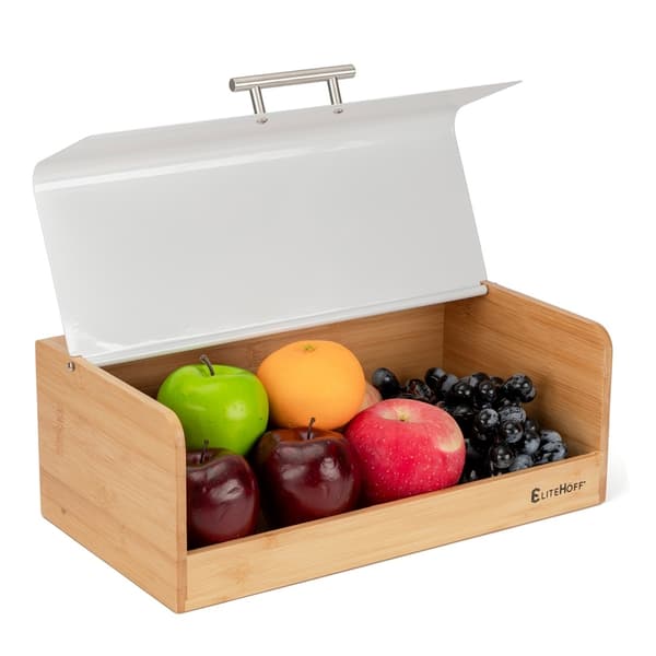 BAMBU LEIPÄLAATIKKO LEIPÄRASIA E-6068 VALKOINEN