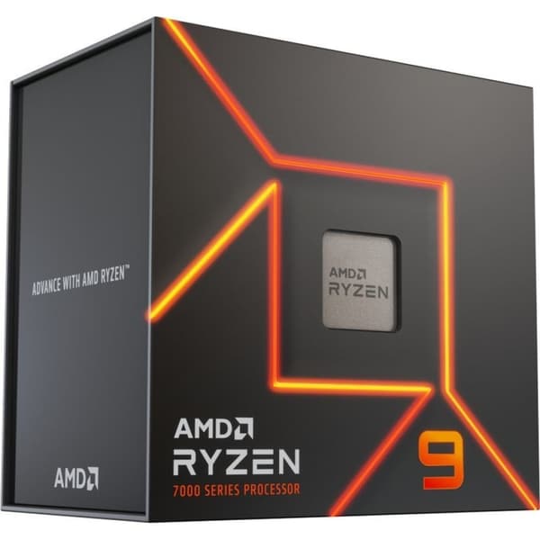 AMD Ryzen 9 7900X-processor, 12 kerner, 5,6 GHz, sokkel AM5