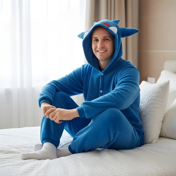 Pokémon Kigurumi-pyjamas Gengar blå 145-155 cm