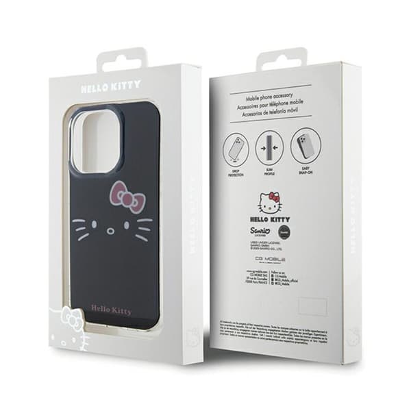 Hello Kitty IML Kitty Face - iPhone 15 Pro Max-skal (svart)