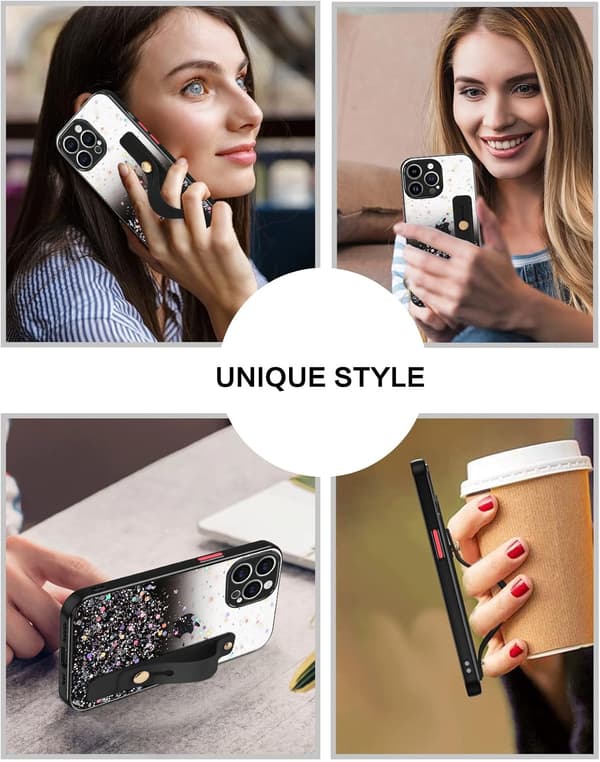 KIMMÄLTÄVÄ SILIKONIKUORI APPLE IPHONE 14 PRO MAXILLE + PIDIKE A2894