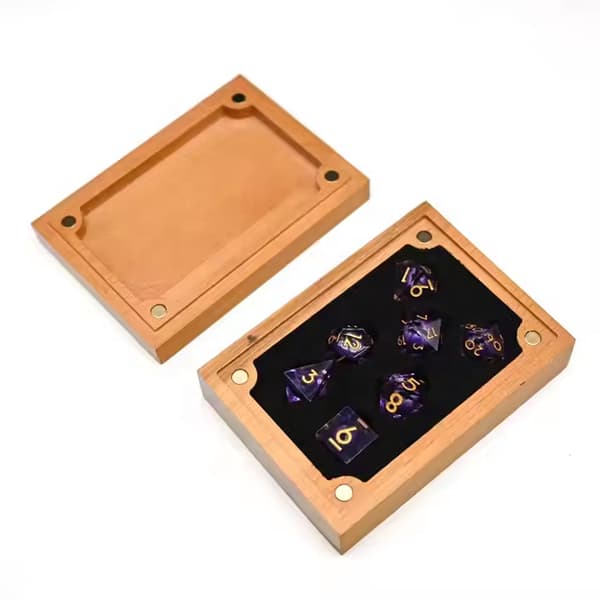 Green Cave RPG Dice -setti, 7 isoa noppaa