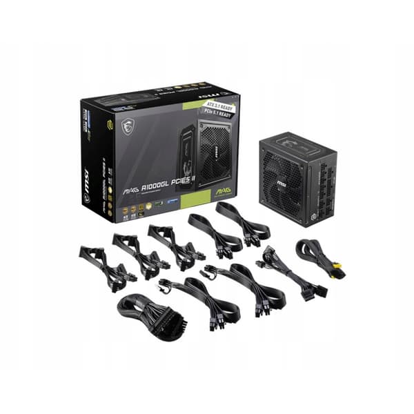 MSI MAG A1000GL PCIE5 II strømforsyning