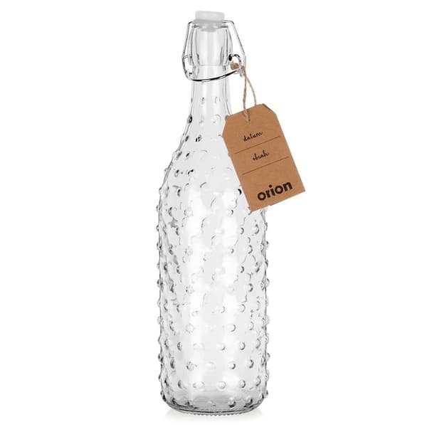 Lasinen klipsipullo 1 l