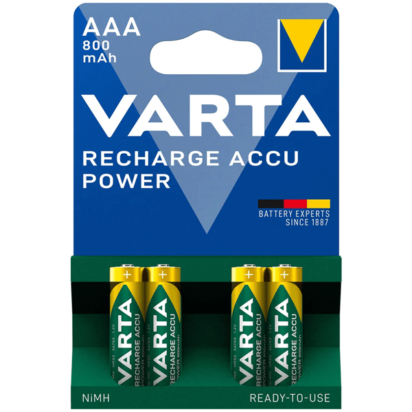 R03 AKU 4BL Varta 800 READY2USE