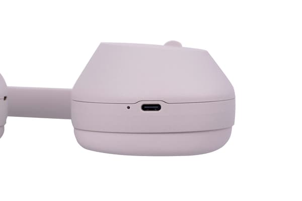 Sony WH-1000XM5 on-ear-hörlurar silverfärgade