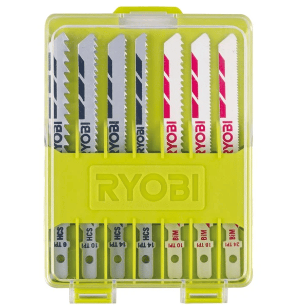 RYOBI 10 kpl:n silmukärkisahanterä sarja