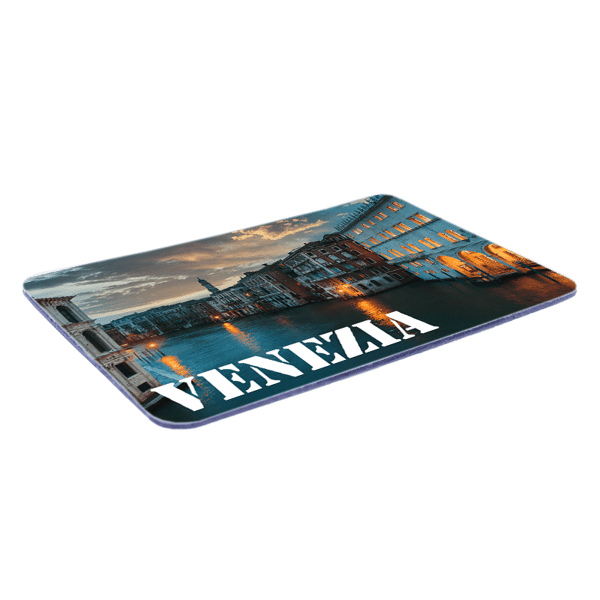 Køleskabsmagnet Venedig ved skumring