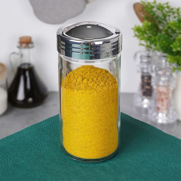 Kryddbehållare av glas med sil 80 ml