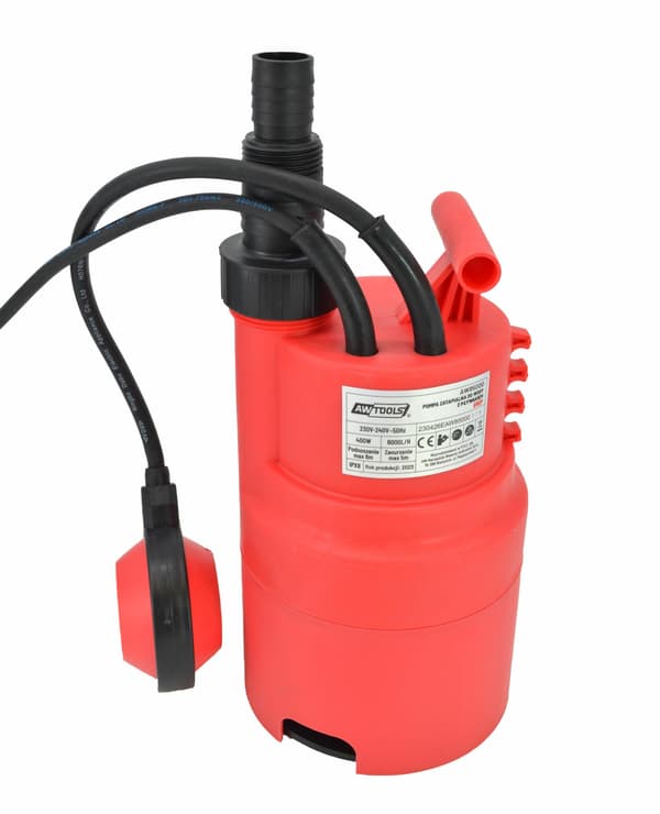 AWTOOLS SMUDSAVANDSPUMPE MED FLÅDER 400W Q1CP