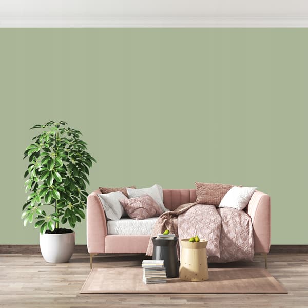 MALING LATEKS PLETRESISTENT FARVE GRØN H2143 2L DYB MAT