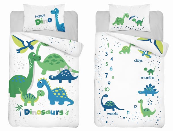 Bambussengetøj til tremmeseng Dino 100x135 detexpol
