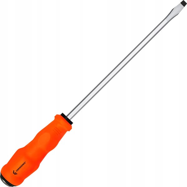 Litteä ruuvimeisseli 37 cm yleisruuvimeisseli oranssi