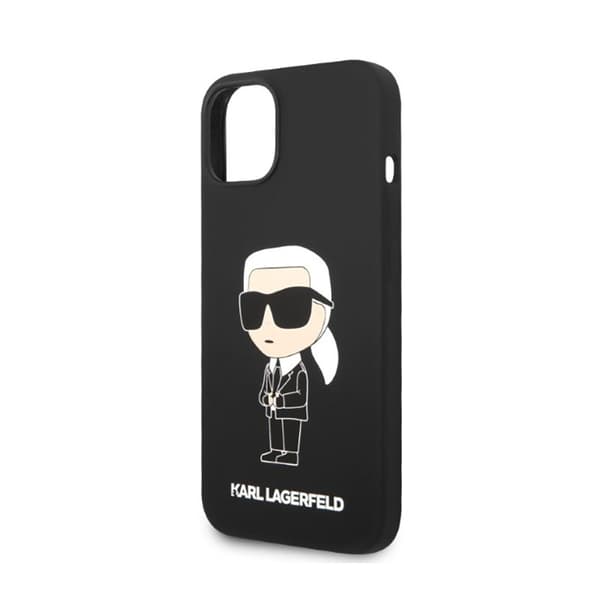 Karl Lagerfeld Silikone NFT Ikonik - iPhone 14 Plus Etui (Sort)