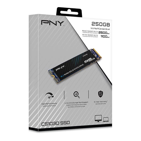 PNY CS1030 NVMe PCIe 250GB M.2 SSD