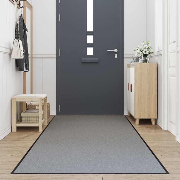 vidaXL dørmåtte grå 115x500 cm