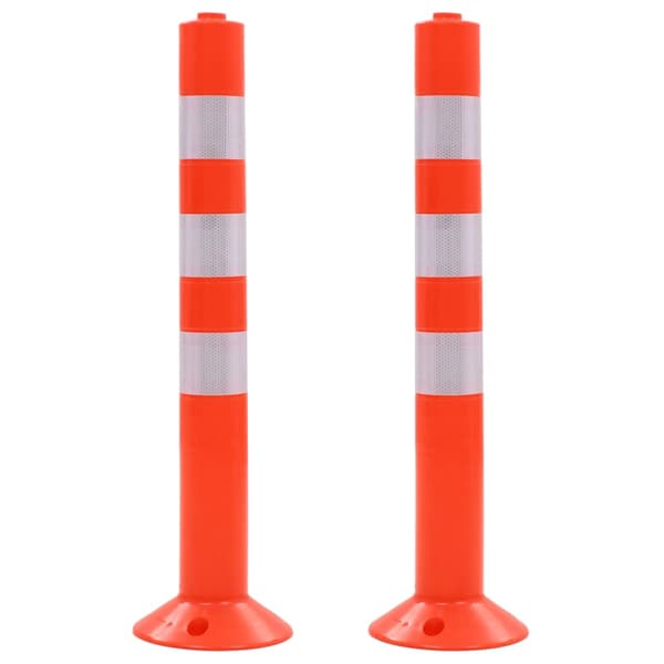 vidaXL vejpullerter i plastik, 2 stk., 75 cm