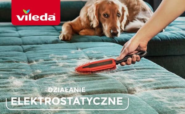 240919 Vileda Pet Pro Elektrostatisk børste til pels og hår