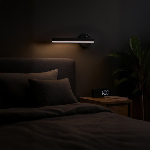 SYDNEY LED VÆGLAMPE SORT MILAGRO ML6346