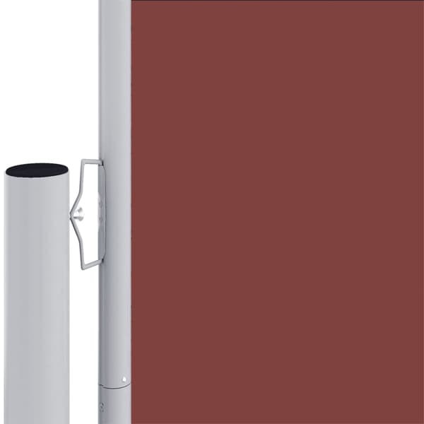 vidaXL Utfällbar sidomarkis brun 180 x 1000 cm