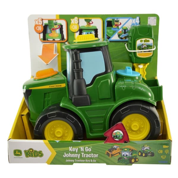 TOMY John Deere Johnny Traktor med Nøgle 47500