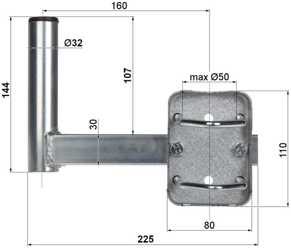 URL-32H10 rørholder