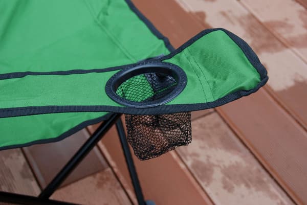HUGO grön hopfällbar campingstol