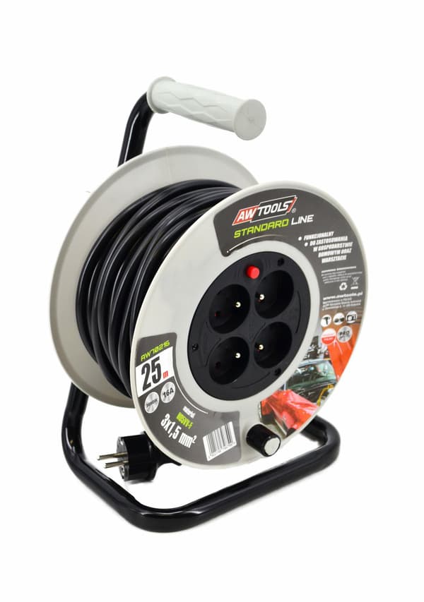 AWTOOLS FORLÆNGERLEDNING STANDARD 30m 3x1,5 mm 16A 3680W