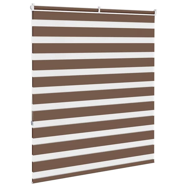 vidaXL Zebra rullegardin, birk, stofbredde 120,9 cm, polyester