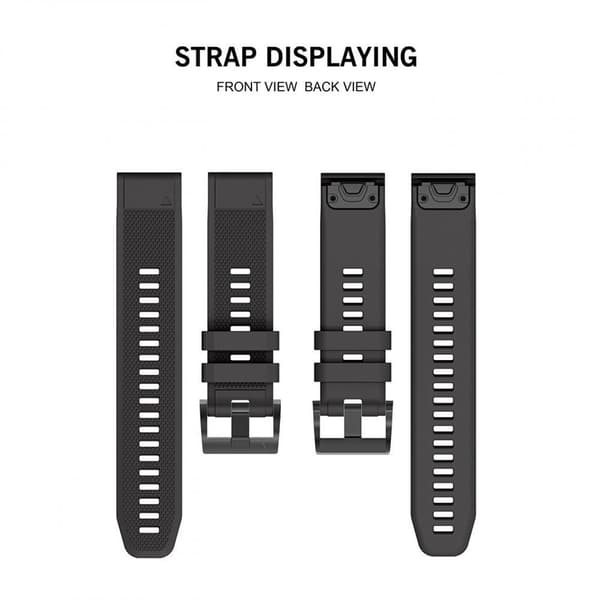 TECH-PROTECT SMOOTH GARMIN FENIX 5 / 6 / 6 PRO / 7 SVART