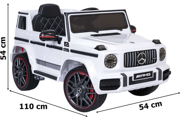 Elbil för barn MERCEDES AMG G63 vit