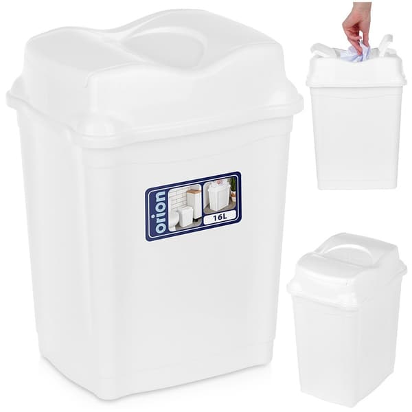 Vit plast soporlåda 16 l