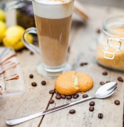 Lange skeer til drinks og latte Moderne 2 stk.