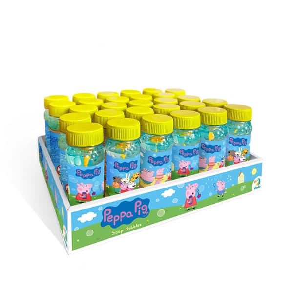 Peppa Pig såpbubblor skapar färgglada bubblor för barn 145ml